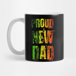 Rasta Colors, Proud New Dad Mug